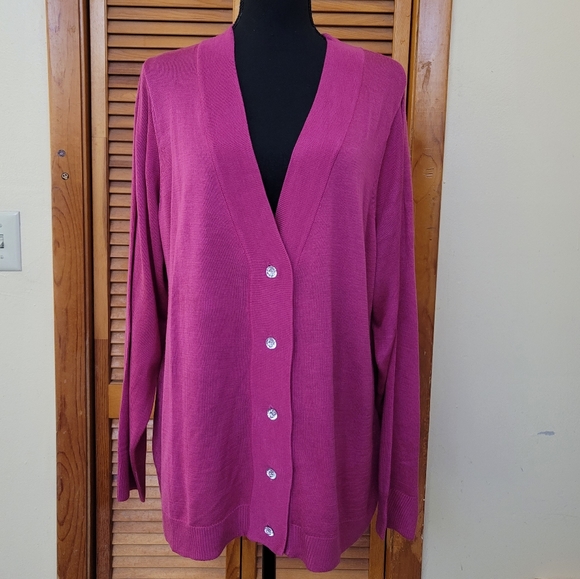 NWT Avenue Cardigan Sweater Plus Size 14/16 - Picture 1 of 12